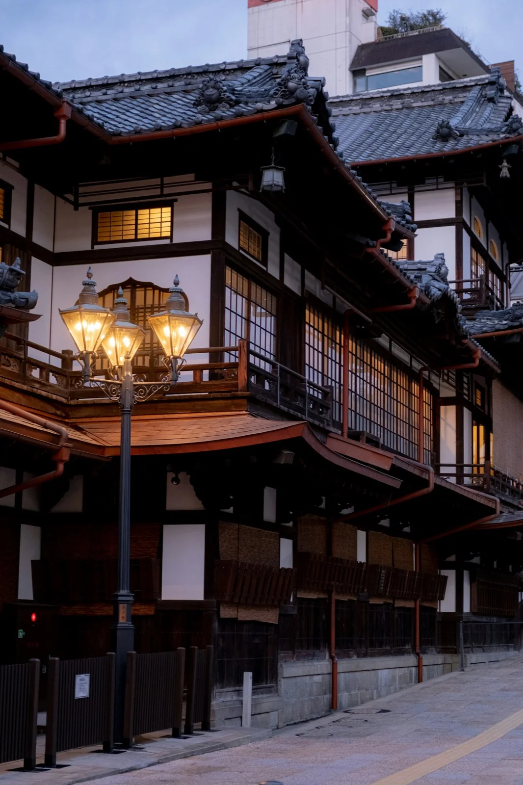 The historic Dōgo Onsen Honkan bathhouse in Japan