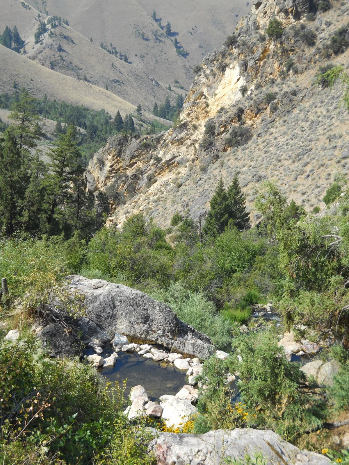 Goldbug Hot Springs, Idaho, photographed in 2012