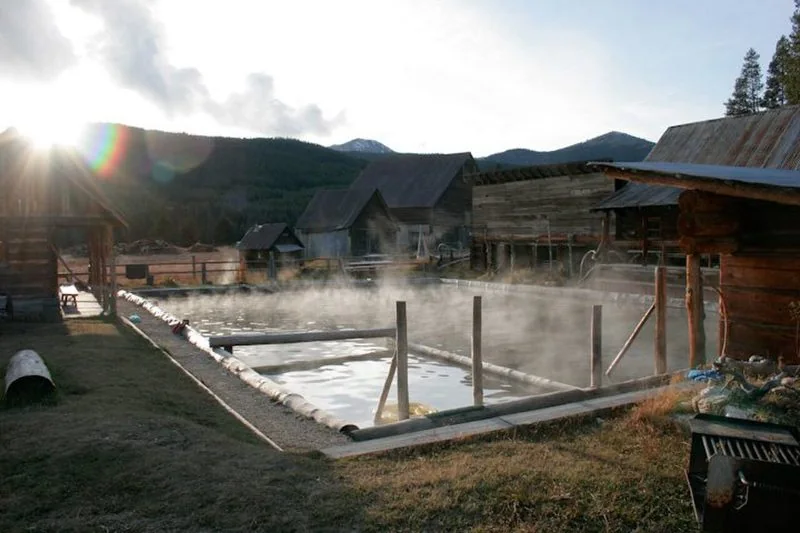 Hot spring pool at Burgdorf Hot Springs (archive photograph)