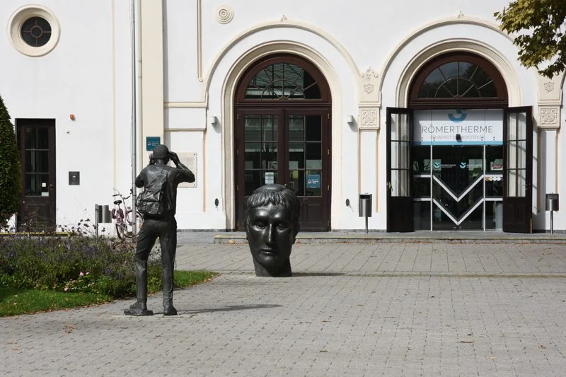 Main entrance at Römertherme Baden (archive photograph)